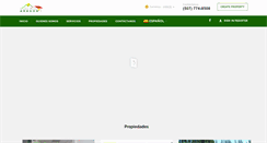 Desktop Screenshot of bienesraicesaragon.com