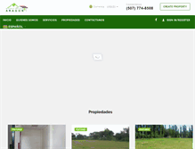 Tablet Screenshot of bienesraicesaragon.com